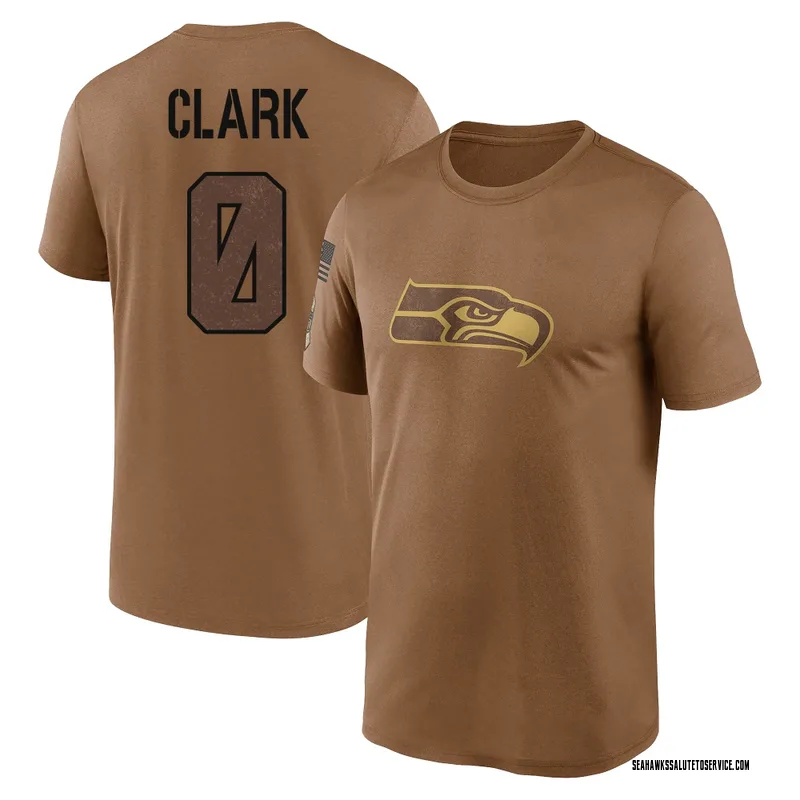 Men's Bud Clark Seattle Seahawks Legend Brown 2023 Salute To Service Performance T-Shirt