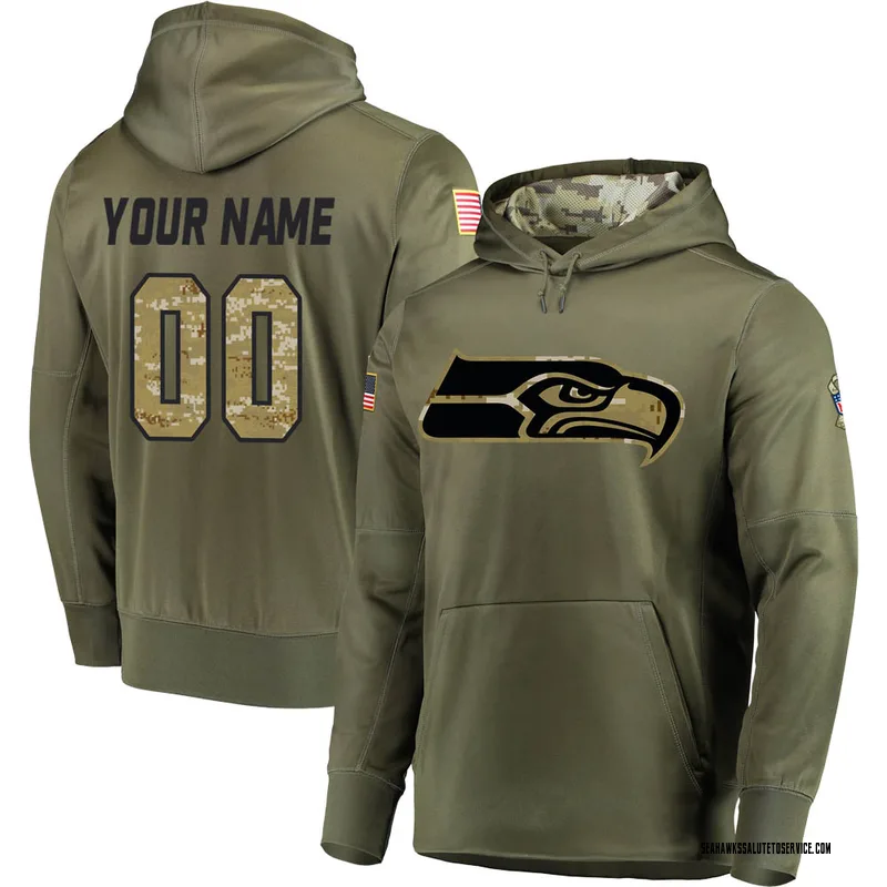 salute to service seahawks moletom com capuz