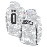 Men's Devean Deal Seattle Seahawks Camo Arctic 2024 Salute to Service Club Fleece Pullover Hoodie