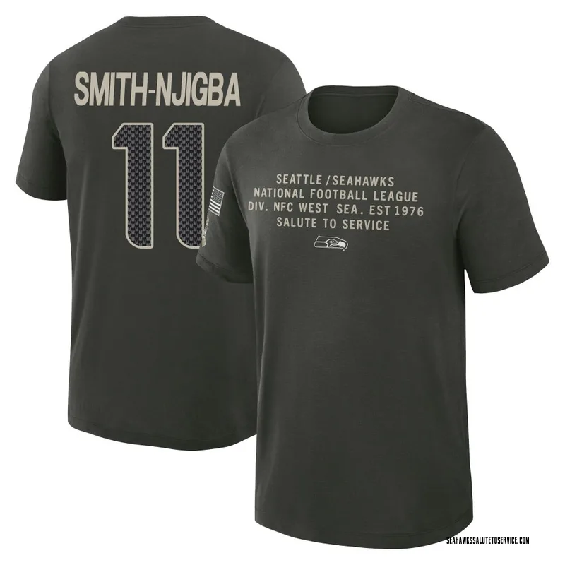 Jaxon Smith-Njigba Salute to Service Hoodies & T-Shirts - Seahawks