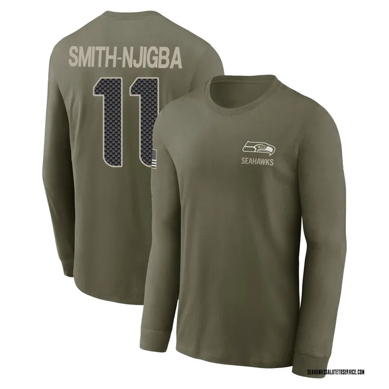 Jaxon Smith-Njigba Salute to Service Hoodies & T-Shirts - Seahawks