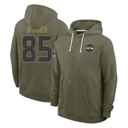 Men's Tyrone Broden Seattle Seahawks Olive 2025 Salute to Service Hoodie