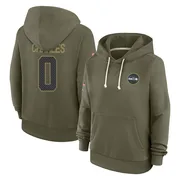 Women's Irvin Charles Seattle Seahawks Olive 2025 Salute to Service Hoodie